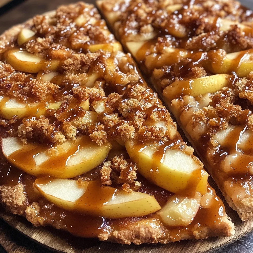 Apple Crisp Pizza