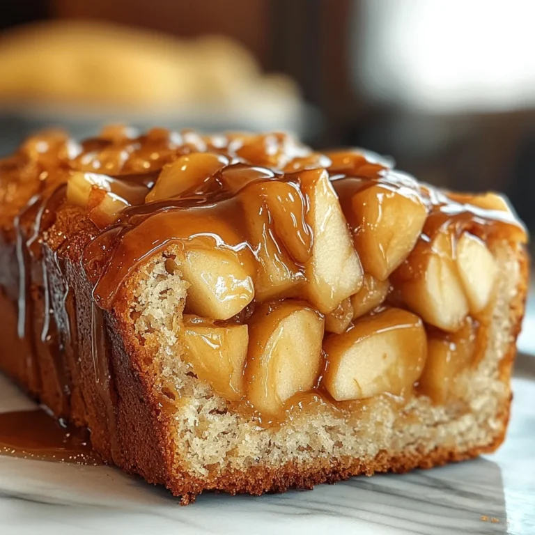Caramel Apple Fritter Bread