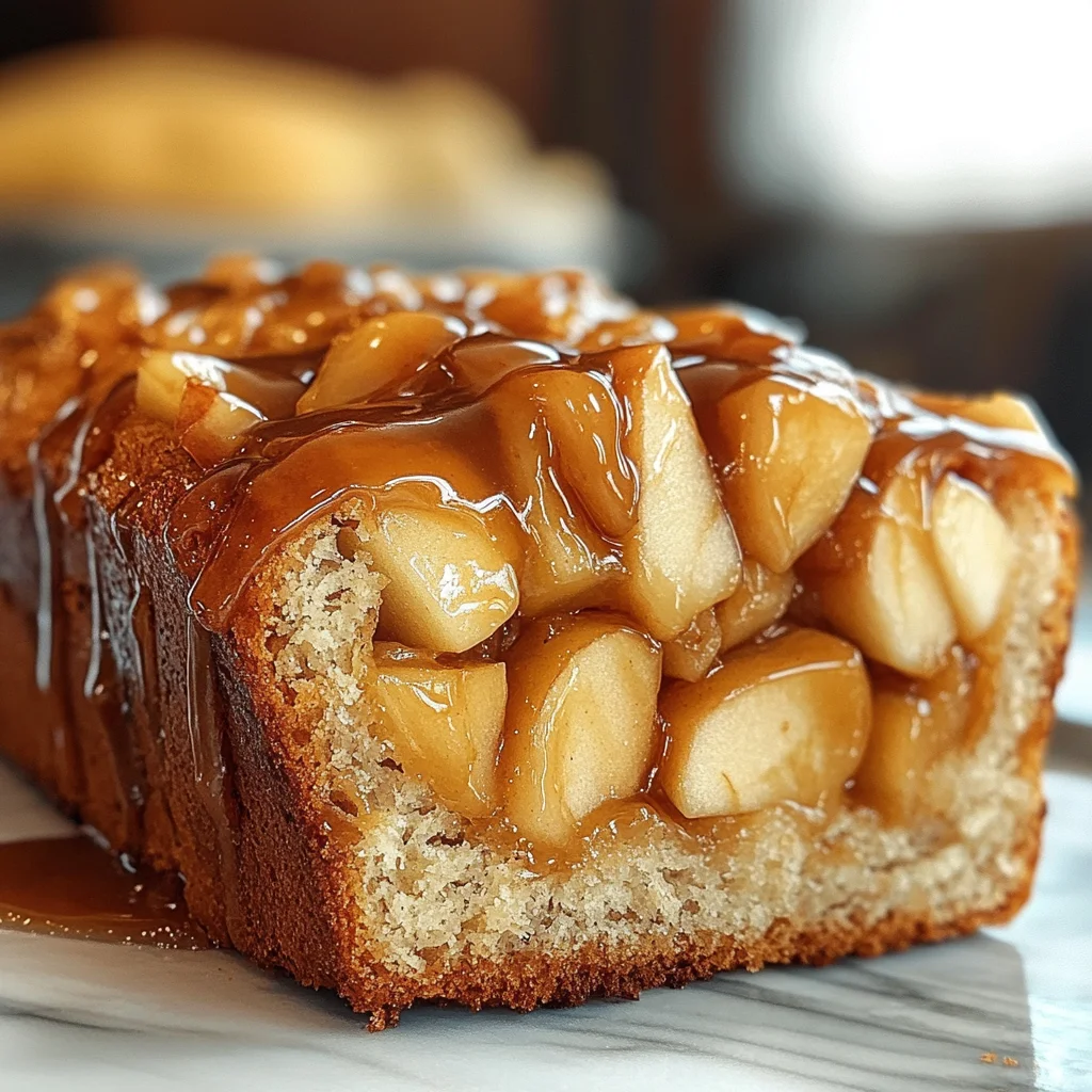 Caramel Apple Fritter Bread