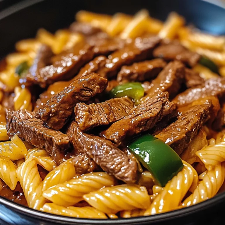 One Pot Smoky Honey Bbq Steak Pasta