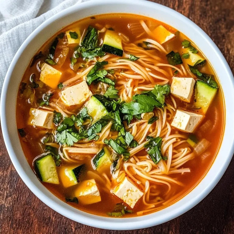 Shredded Tofu Noodle Soup