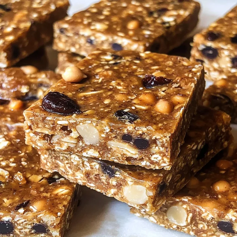 rotein-Packed Chickpea and Date Snack Bars