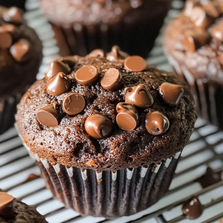 Double Chocolate Espresso Muffins