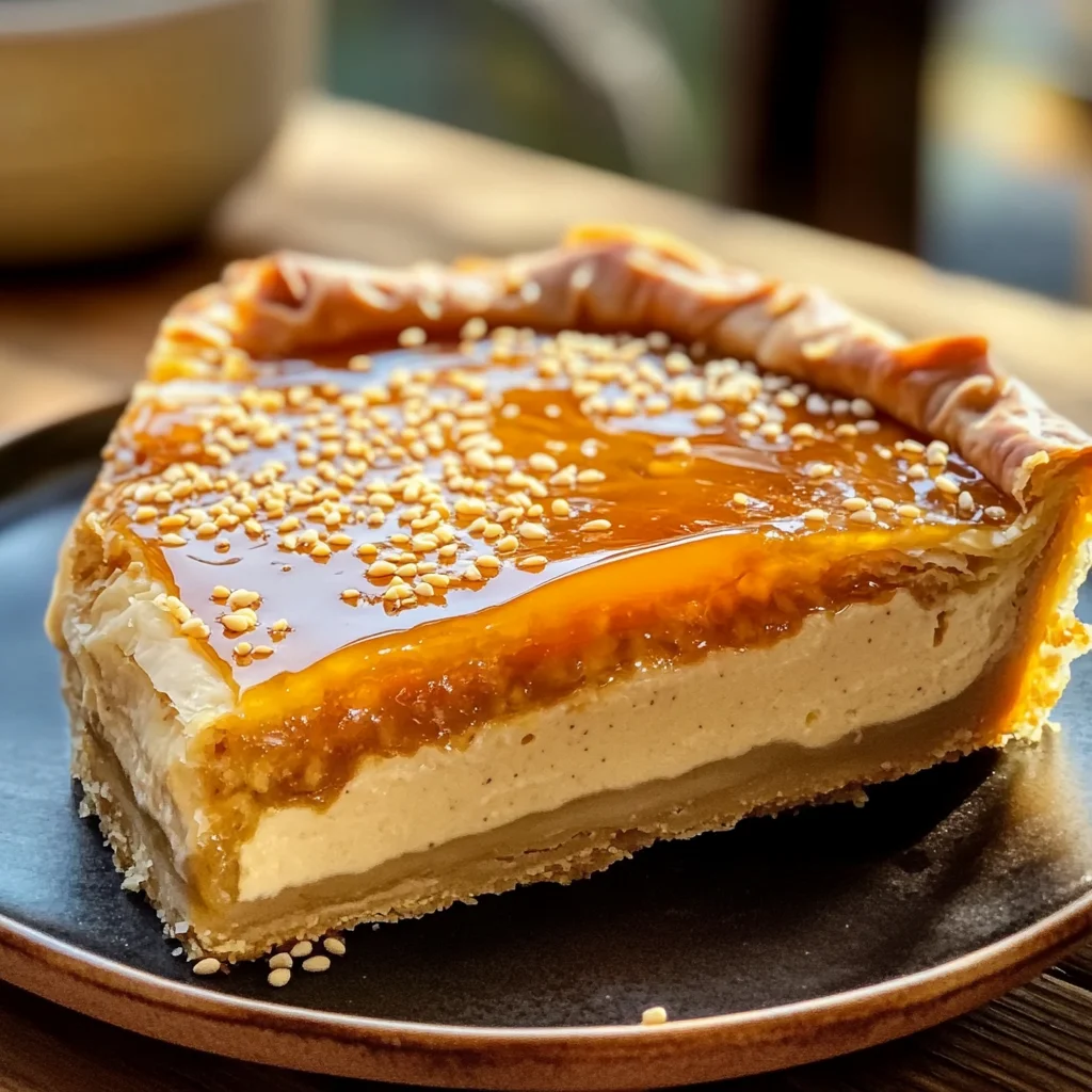 Golden Greek Honey Pie (Melopita)