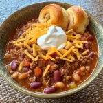 Hillbilly Chili and Cinnamon Rolls