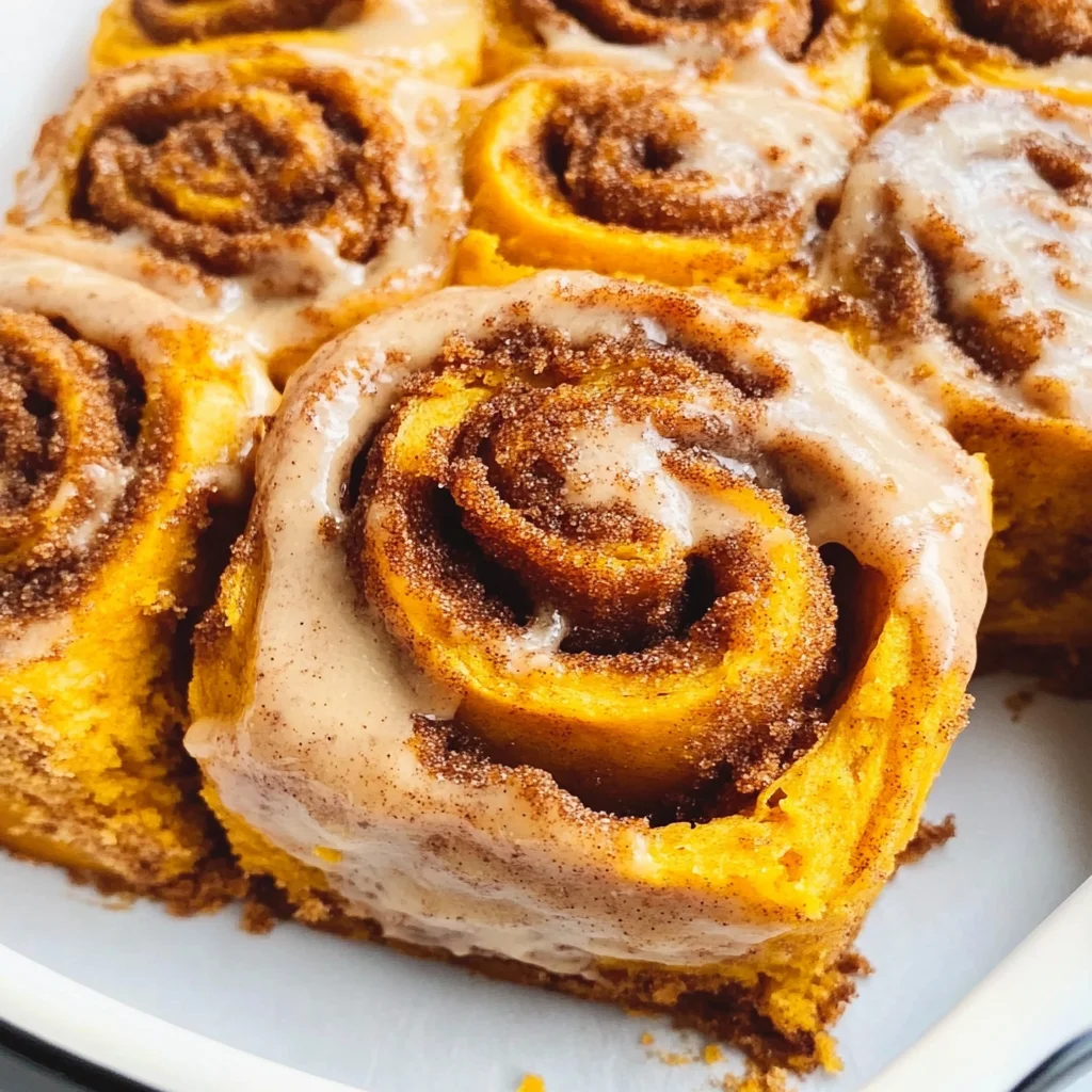 Pumpkin Cinnamon Rolls