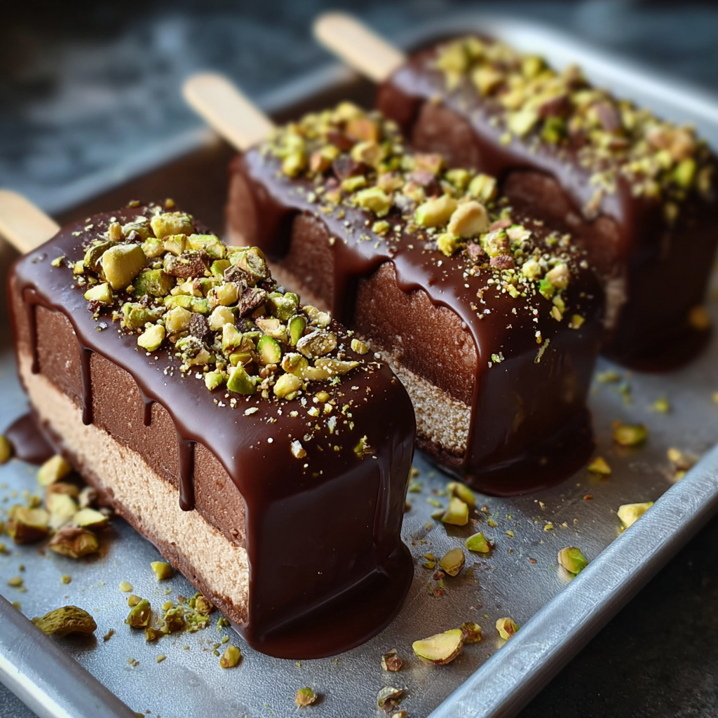 Dubai Chocolate Ice Cream Bars